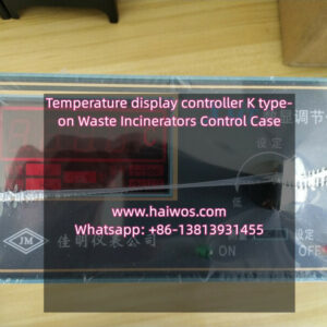 Temperature display controller K type for waste incinerator control case