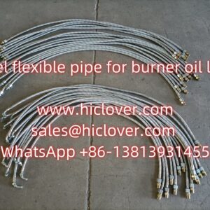 Fuel flexible pipe for burner oil line for burner
