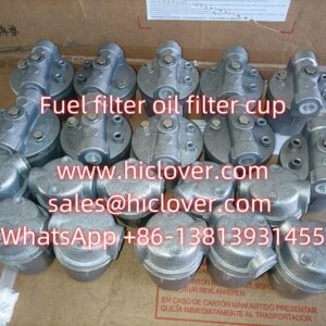 Fuel filter oil filter cup